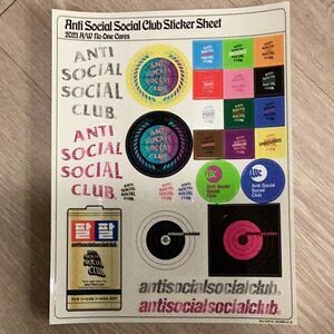 Anti Social Social Club "Sponsored" Sticker Sheet